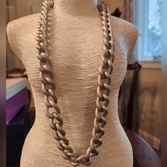 Vintage Chunky Link Chain Necklace - Picture 1 of 11